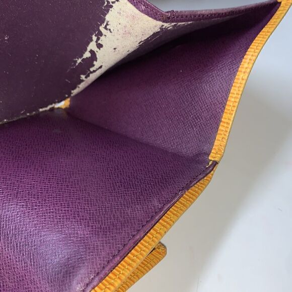 Louis Vuitton Epi Leather Compact Wallet Yellow - Picture 5 of 8